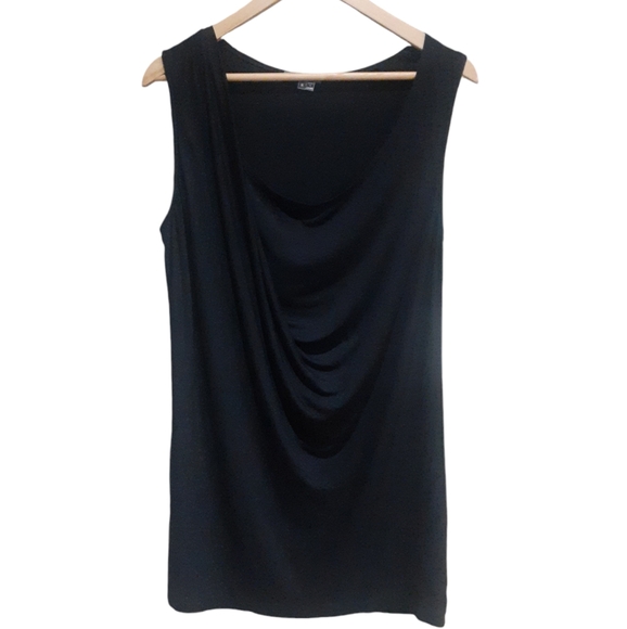 Vince Women's Draped Tank Black Size Medium - Picture 3 of 8